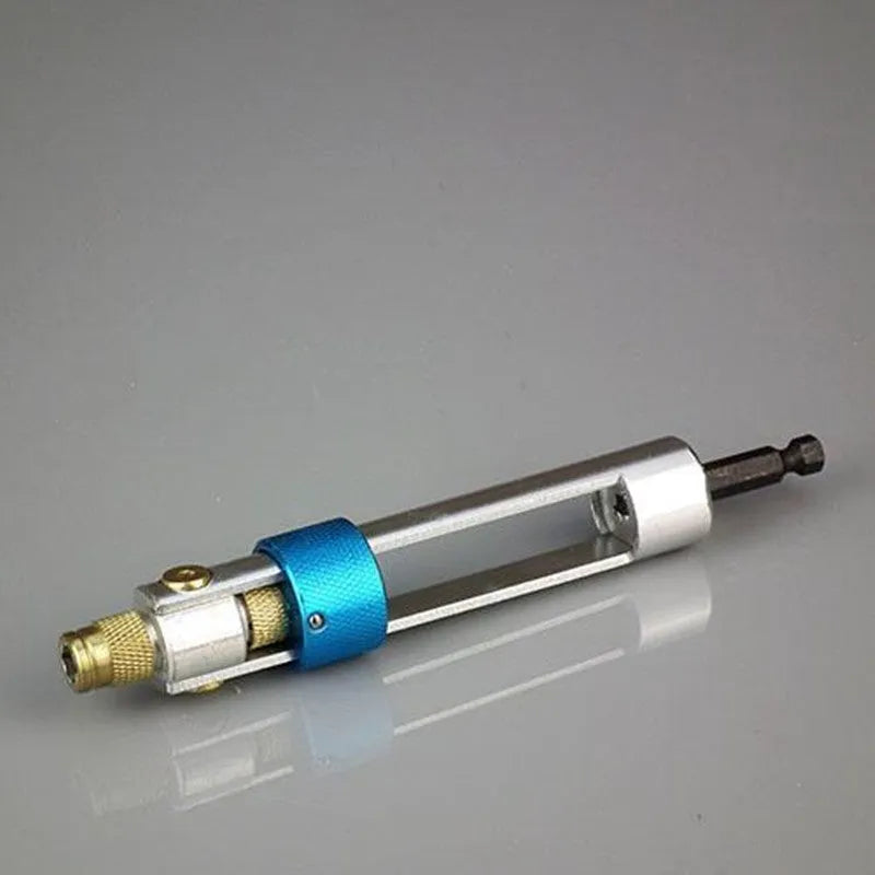 Half Time Drill driver kit with swivel head and selection of Phillips, flathead, and countersink bits