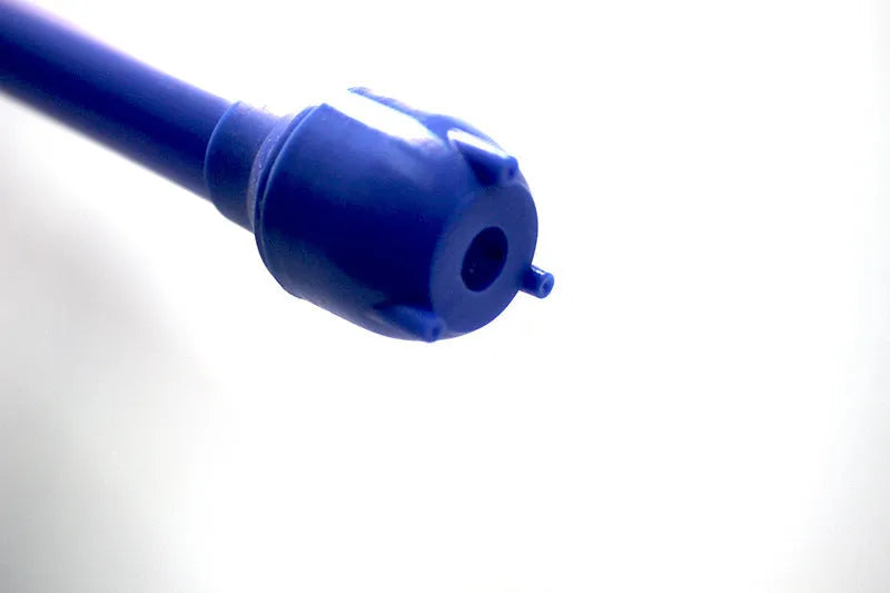 Manual fuel transfer siphon pump in blue or red colour made of PP material