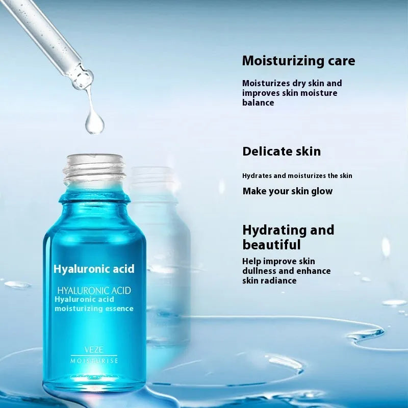 15ml hyaluronic acid facial essence with sodium hyaluronate and glycerol for universal skin types