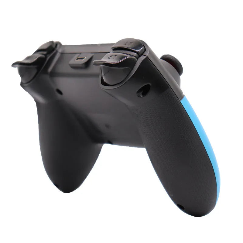 Bluetooth wireless game controller for Nintendo Switch and PC with left blue right red colour scheme