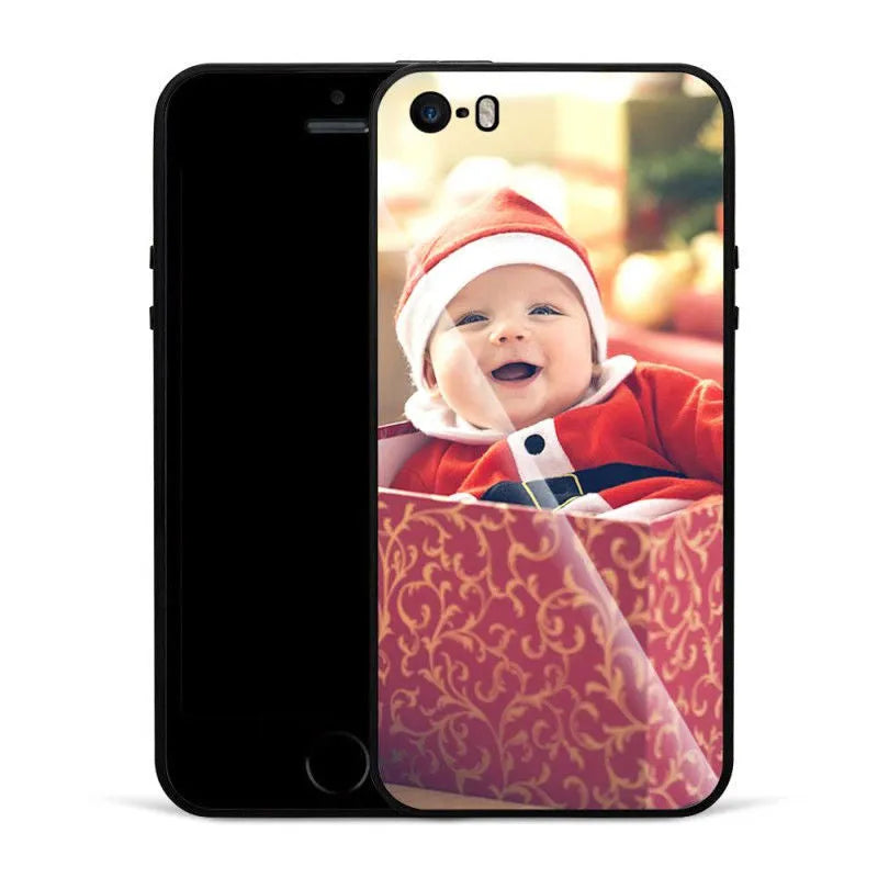 A slim, patterned phone case compatible with various Apple iPhone models, showing a raised edge around the camera.