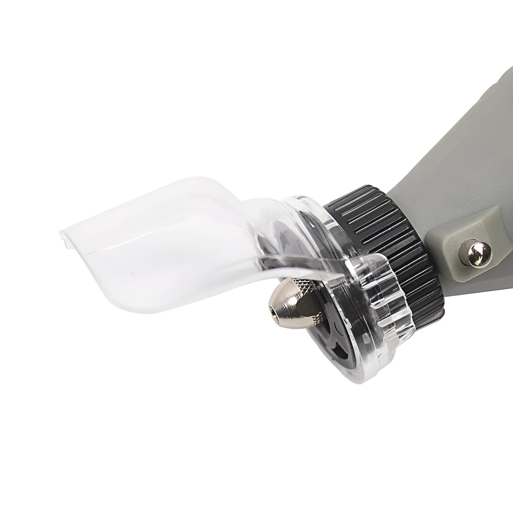 Transparent plastic horn safety cover for Delta electric grinding machine with 17.5-19mm thread port