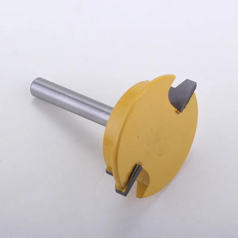 CHWJW 8mm shank straight rail and stile router bit with yellow hard alloy body