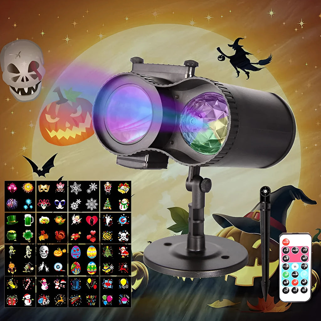 Outdoor waterproof double tube animated watermark LED light with IP65 rating