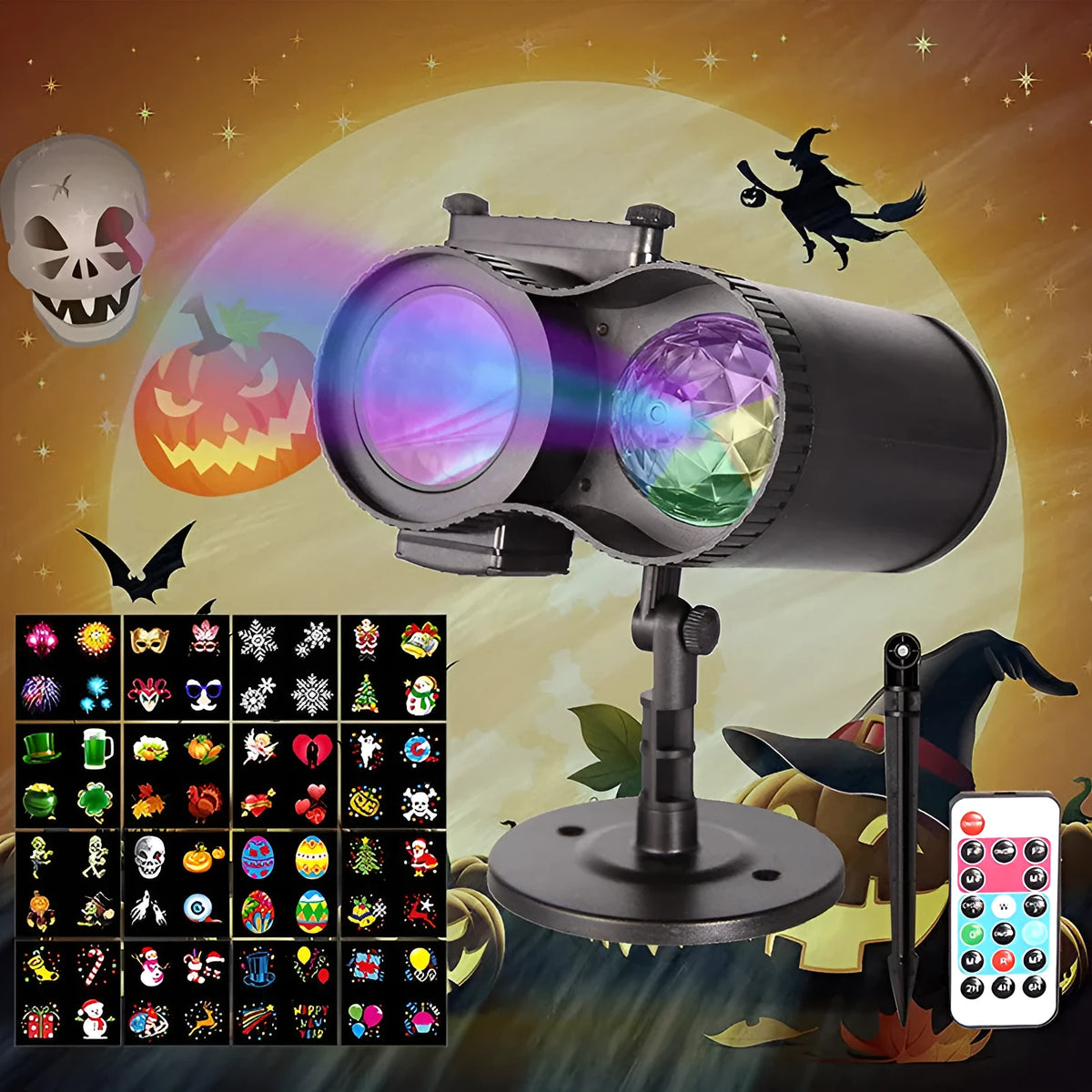 Outdoor waterproof double tube animated watermark LED light with IP65 rating
