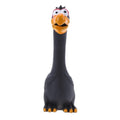 Dog screaming chicken sounding toy made of natural latex rubber in red colour