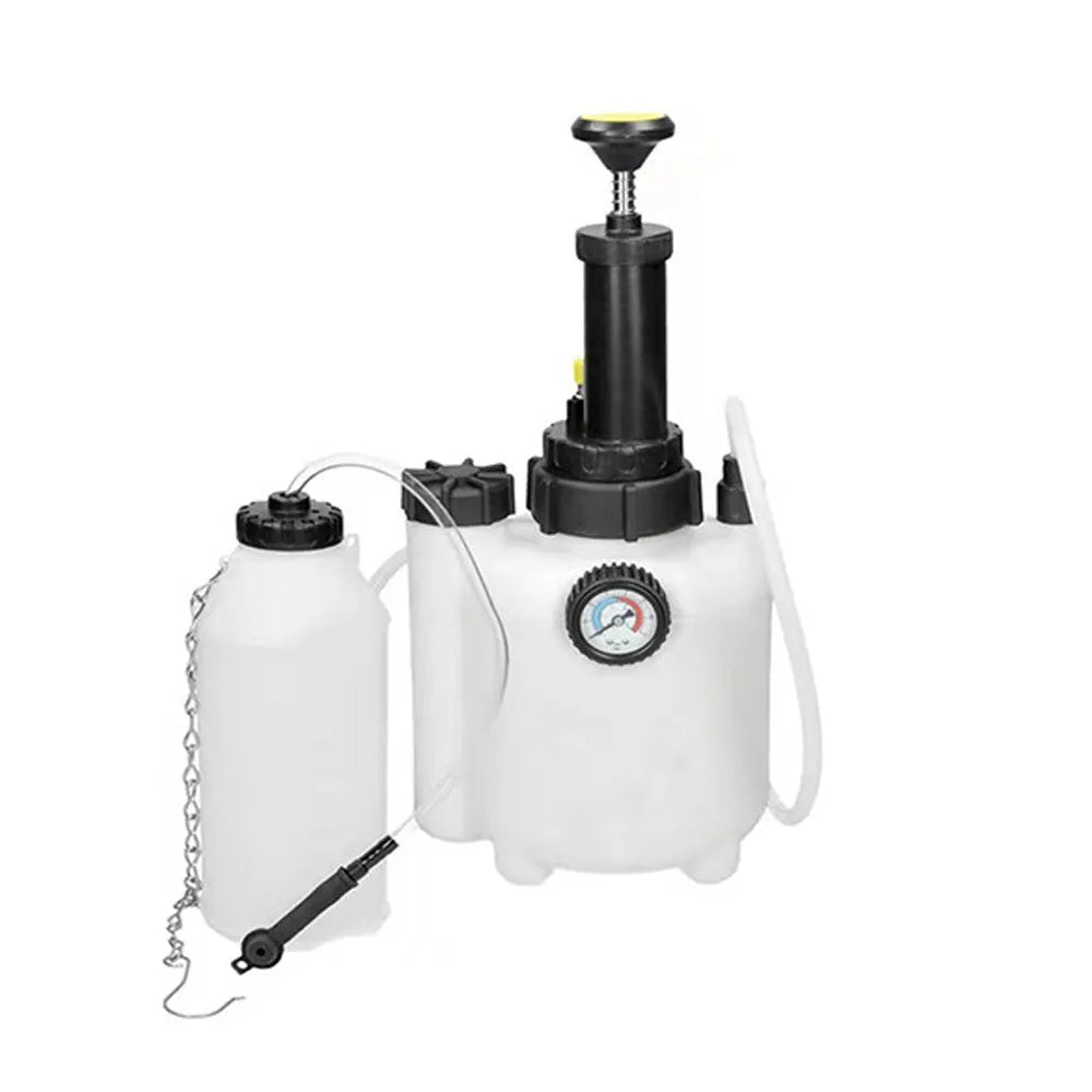 White 3L brake oil tank replacement tool for automotive brake fluid exchange