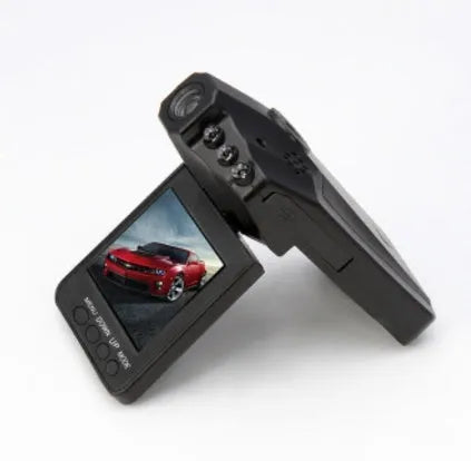 H198 HD car dashboard camera with six infrared lights and 2.4-inch screen