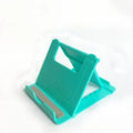 Multifunctional folding ABS stand in white for phone and tablet, 83x71x11mm