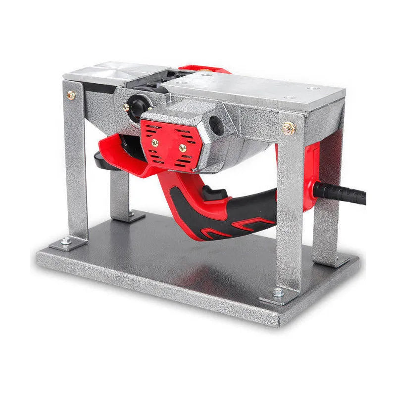 Black iron electric planer flip chip bracket measuring 285mm length for inverted mounting