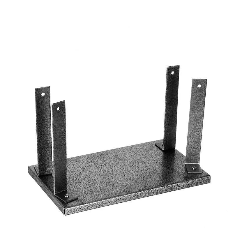 Black iron electric planer flip chip bracket measuring 285mm length for inverted mounting
