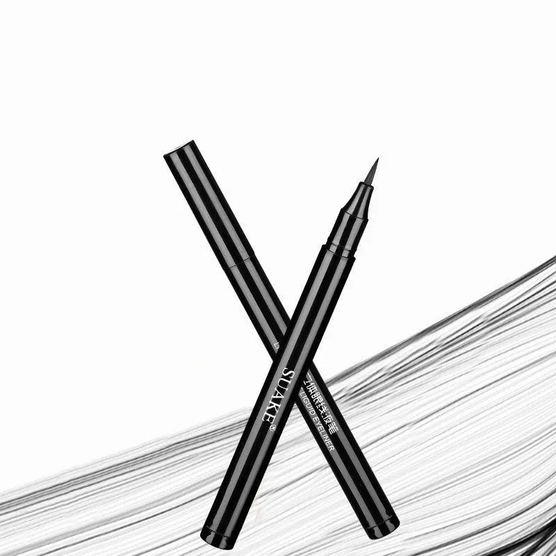 1.5g black liquid eyeliner with quick-drying waterproof formula for defined eye outlines