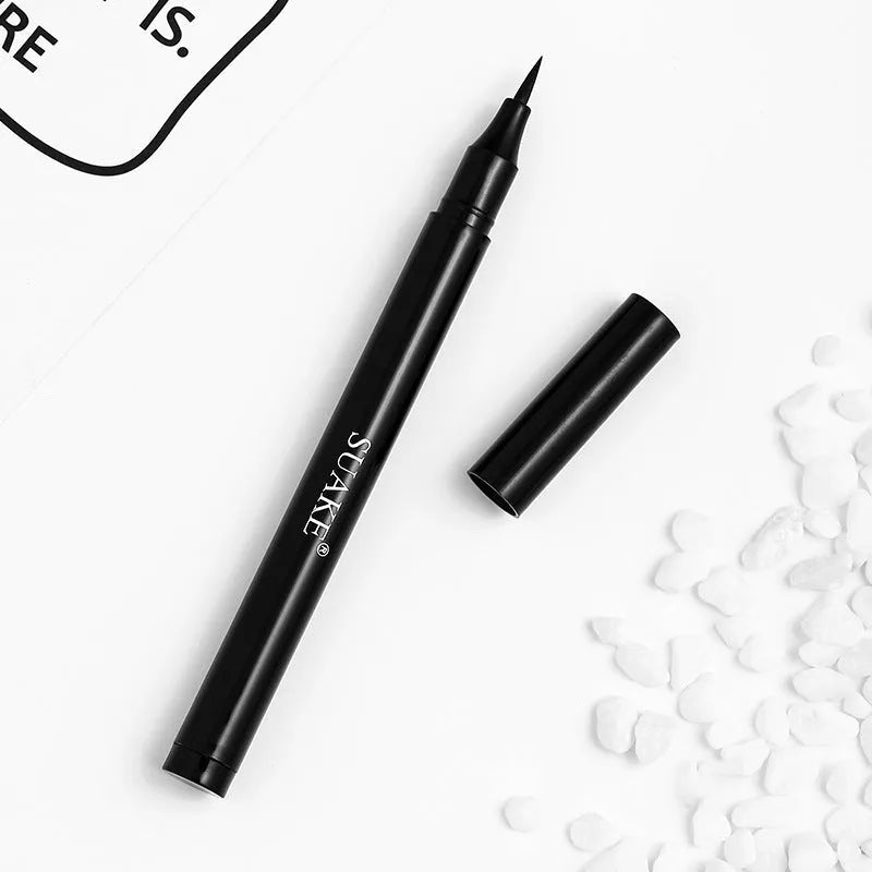 1.5g black liquid eyeliner with quick-drying waterproof formula for defined eye outlines