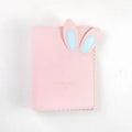 3-inch rabbit style mini photo album in blue, pink or white with 16 loose-leaf pages