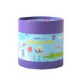 Set of children's plastic barrel watercolour pens with washable ink in assorted bright colours.