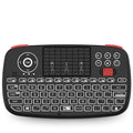 Dual mode Bluetooth 2.4G wireless mini keyboard for mobile phone and notebook - black compact design