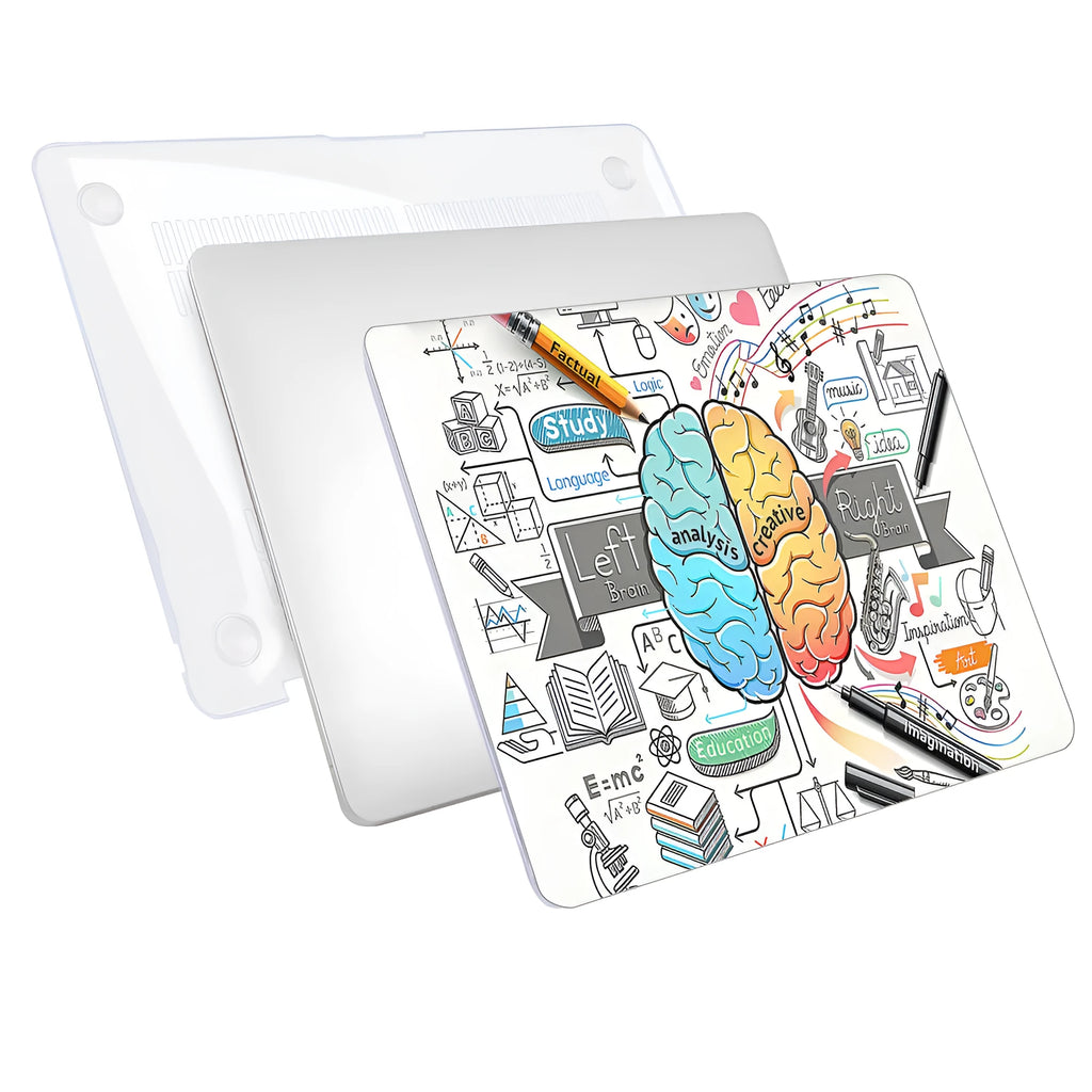MacBook protective shell case in multiple colours, compatible with various MacBook Air and Pro models.