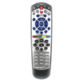 Black universal remote control for DISH Network satellite television receivers