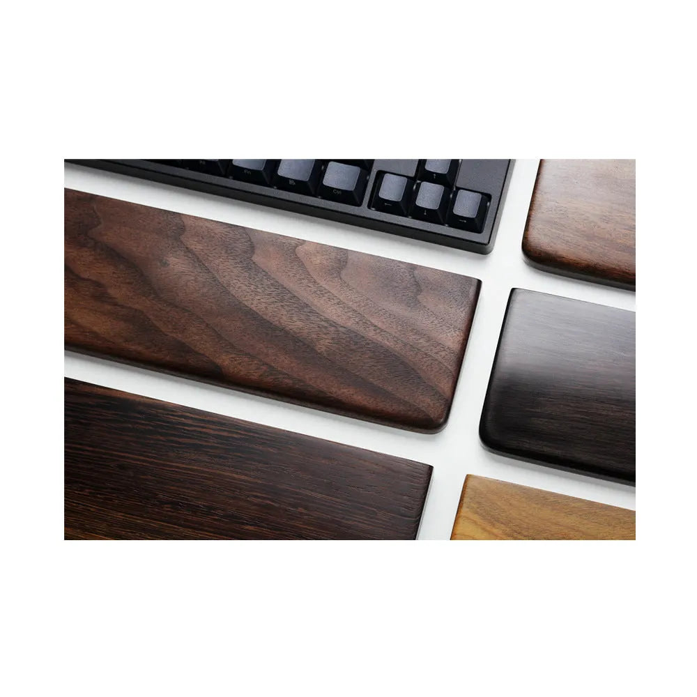 Black walnut solid wood hand rest for mechanical keyboard 300mm wrist support