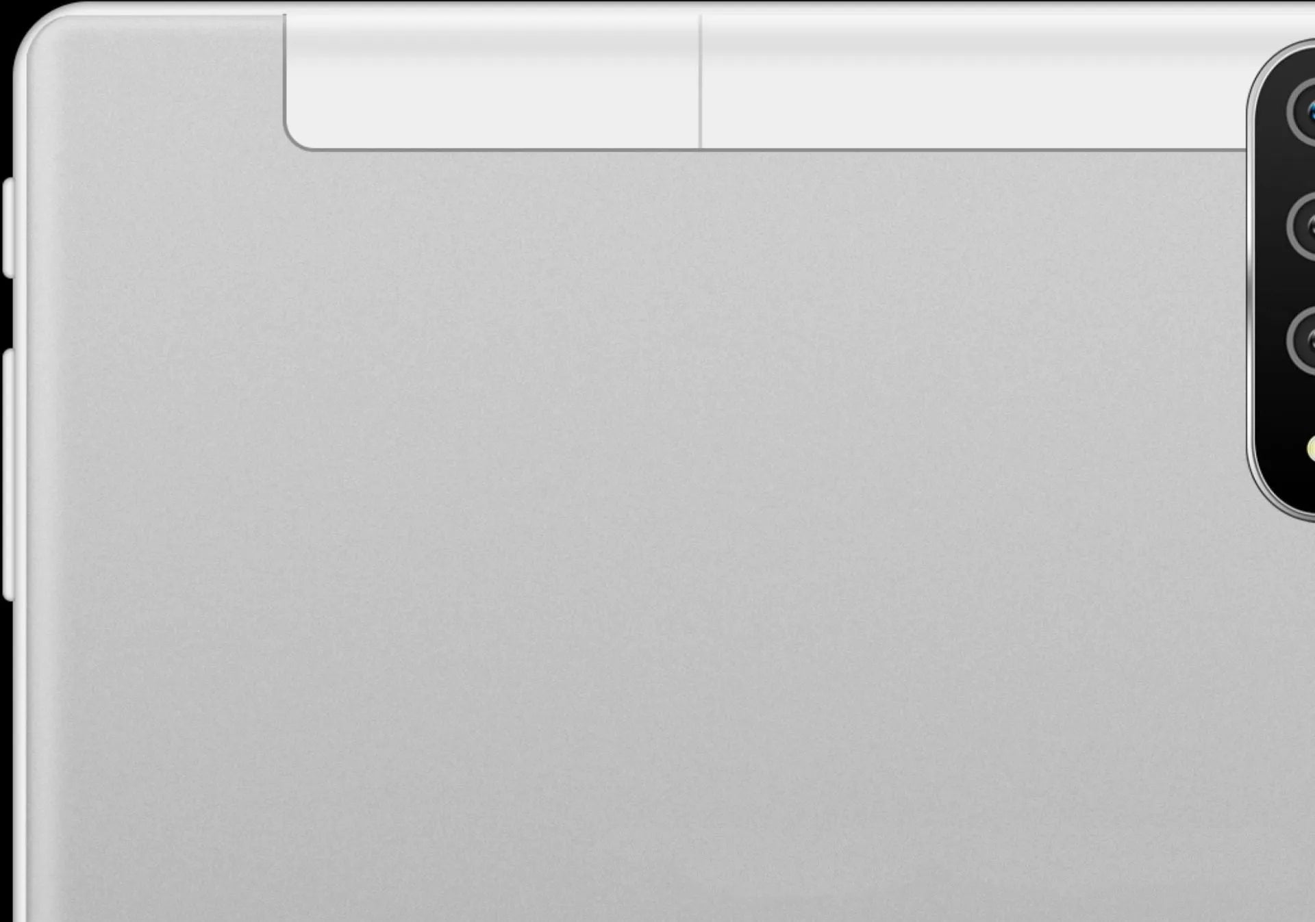 10 inch tablet PC with GPS and dual SIM, black, front view on white background