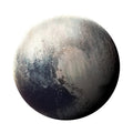 Natural rubber mouse pad with silk cloth cover showing planet pattern, 220mm square dimensions
