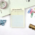 A6 paper weekly monthly work plan diary notebook with 60 sheets, compact 10.2 x 7.2 cm size, choice of four cover styles