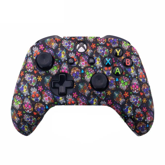 Camouflage silicone protective cover for Xbox One controller with soft grip surface and precise cut-outs