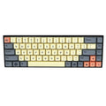 Set of PBT replacement keycaps for a 68-key mechanical keyboard in various colours.