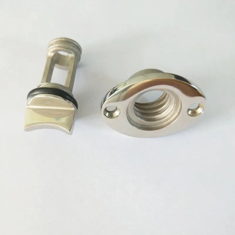 316 stainless steel marine water plug 38x50mm for ship and yacht drainage systems