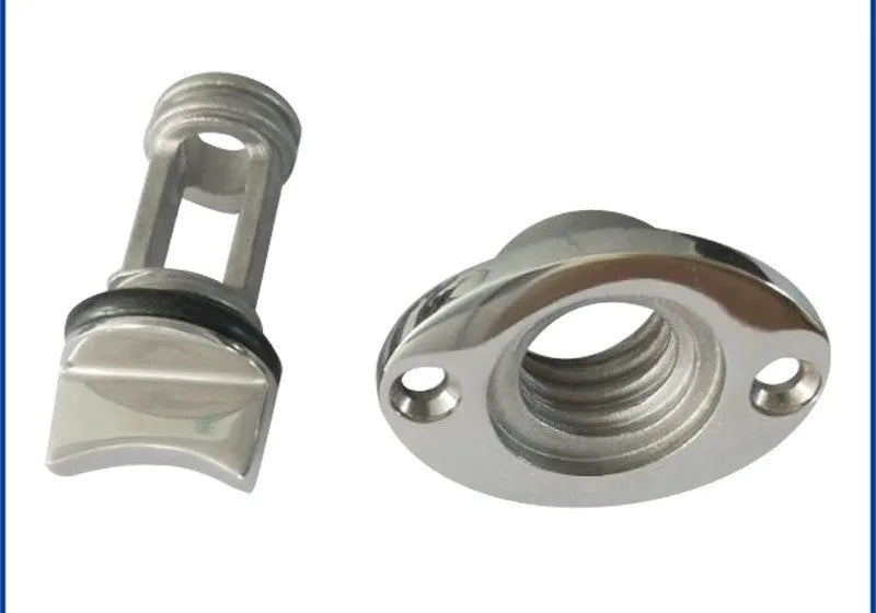 316 stainless steel marine water plug 38x50mm for ship and yacht drainage systems