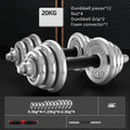 Men's home electroplating pure iron barbell set on floor, galvanised cast iron with hex nuts, black protective cover