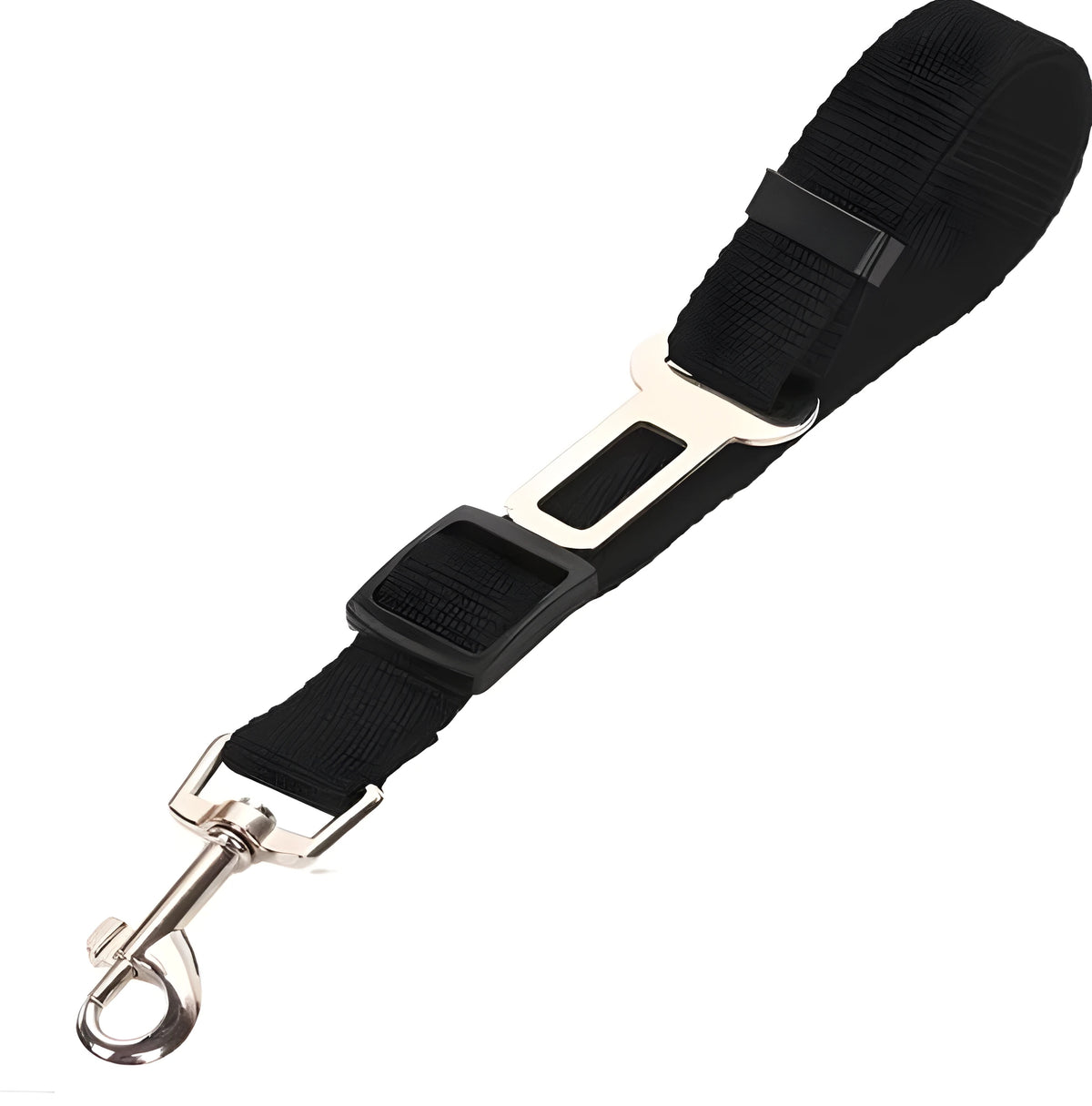 Pet car seat belt and leash in 220g mesh with 1.2m traction rope, available in black, red, blue, pink, sizes S to XL.