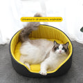 Washable cloth pet kennel for cats and dogs in black and green colours