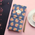 Soft cover hand account book notebook with simple style design in one of five colour options