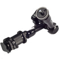 Black all-metal 7-inch articulating arm with hot shoe and camera mounts for DSLR accessories