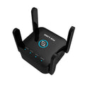 PIXLINK AC24 dual band wireless router in black or white with lightning protection