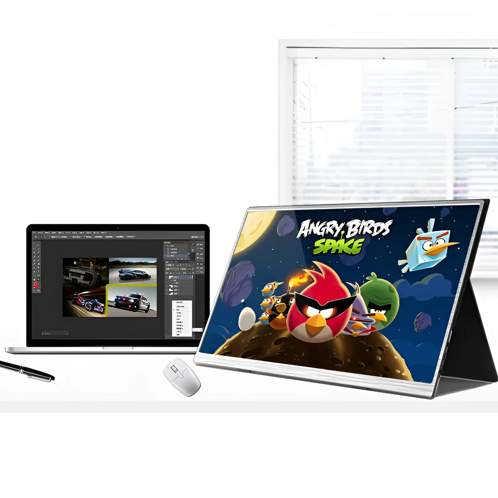 Zeuslap 15-inch portable monitor with ultra-thin design and HDMI connectivity