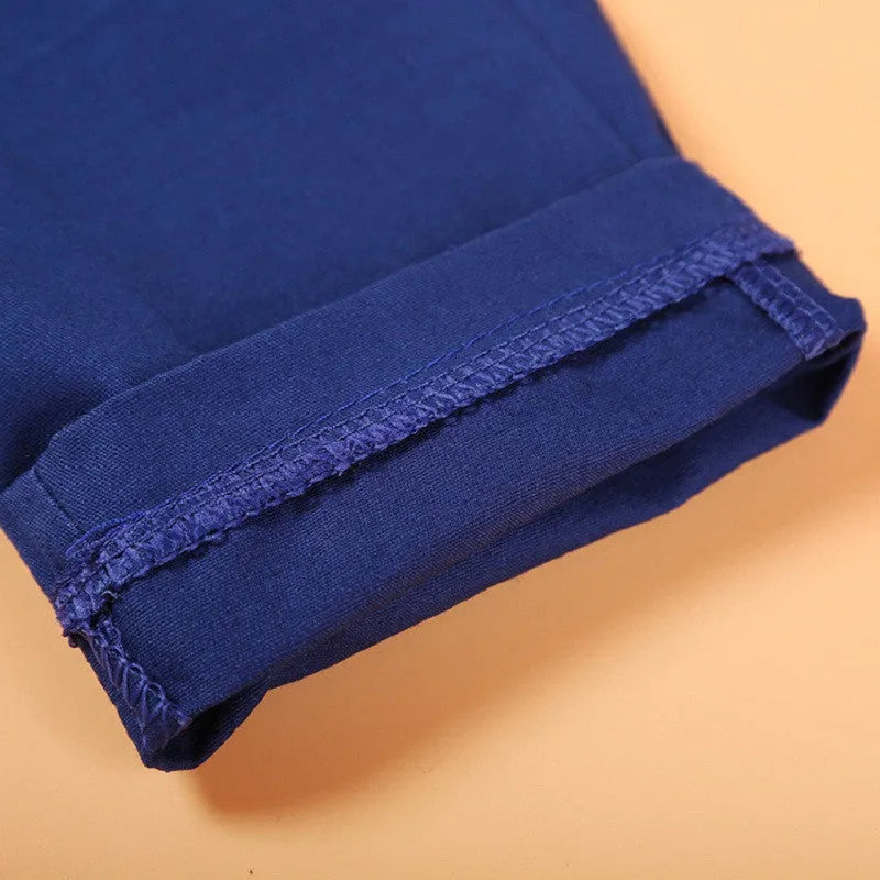 Blue boys' clothing suit set with vest, turtleneck, tie and trousers for toddlers