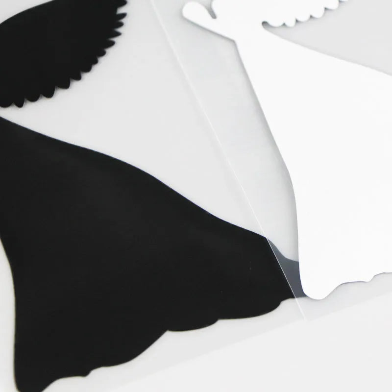 Praying angel car body sticker scratch cover decal Kh14041 9.3x14.8 cm black or reflective silver white