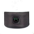 Rechargeable abdominal muscle stick fitness device with EMS and mercerised cotton surface for home use