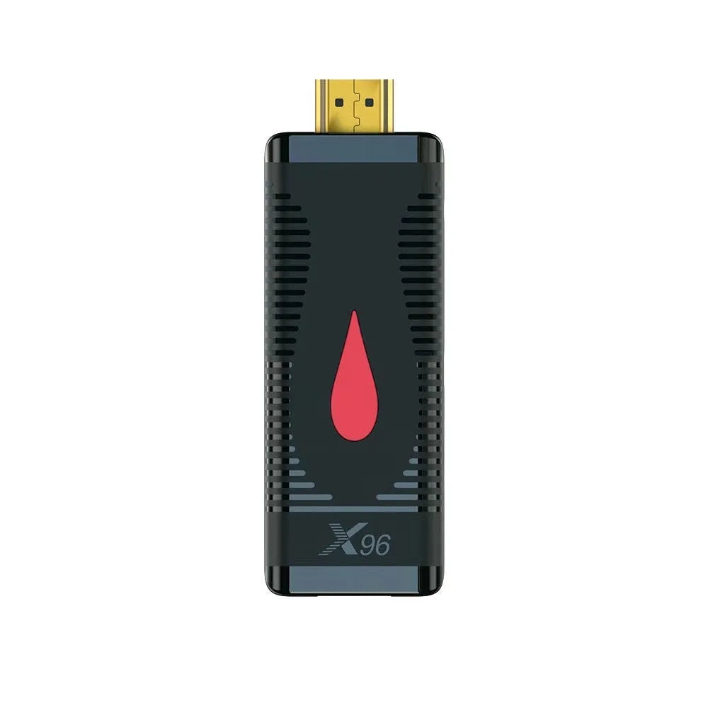 Android TV stick set-top box dongle with remote control and cables