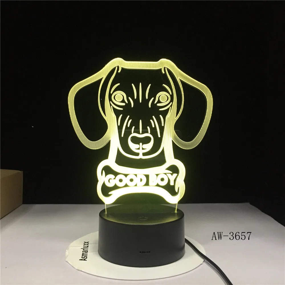 Remote control touch LED table lamp with colourful gradient acrylic shade on ABS base