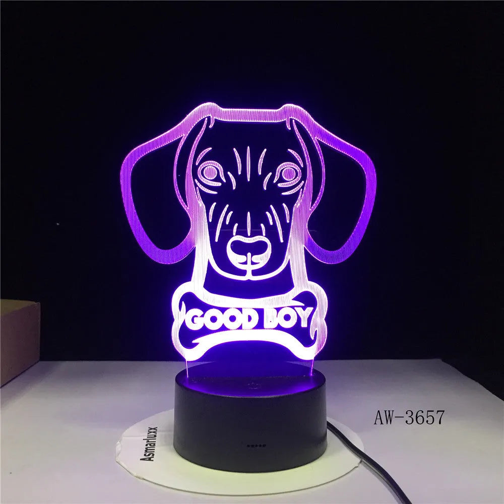 Remote control touch LED table lamp with colourful gradient acrylic shade on ABS base
