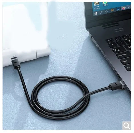 UGREEN green Cat 6 Ethernet network cable with RJ45 connectors, shown in 1m and 2m lengths.