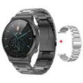 Waterproof smart watch with blood pressure monitor and oximeter on silicone wristband, six colour options, 1.3-inch screen