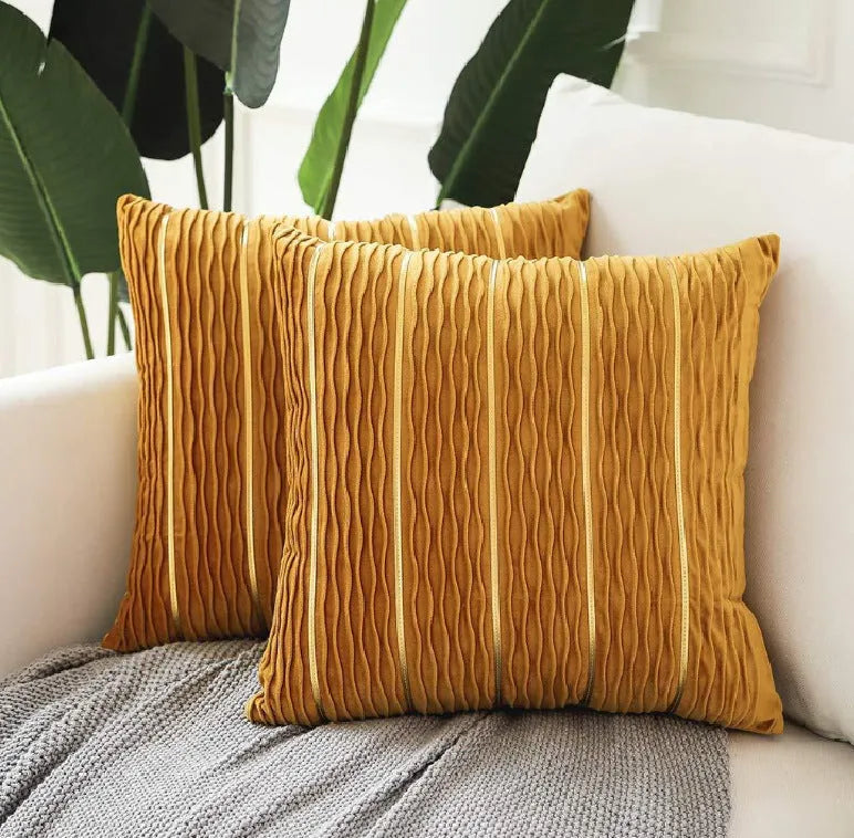 45cm square plush velvet cushion cover in a selection of colours including wine red and blue