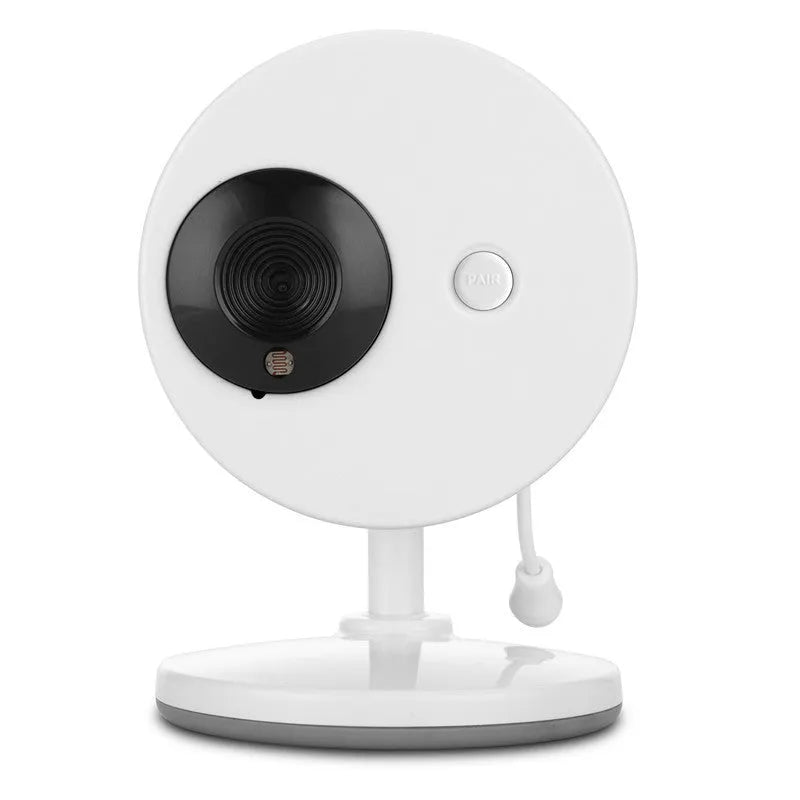 White 3.5 inch digital wireless baby monitor with night vision camera and temperature display