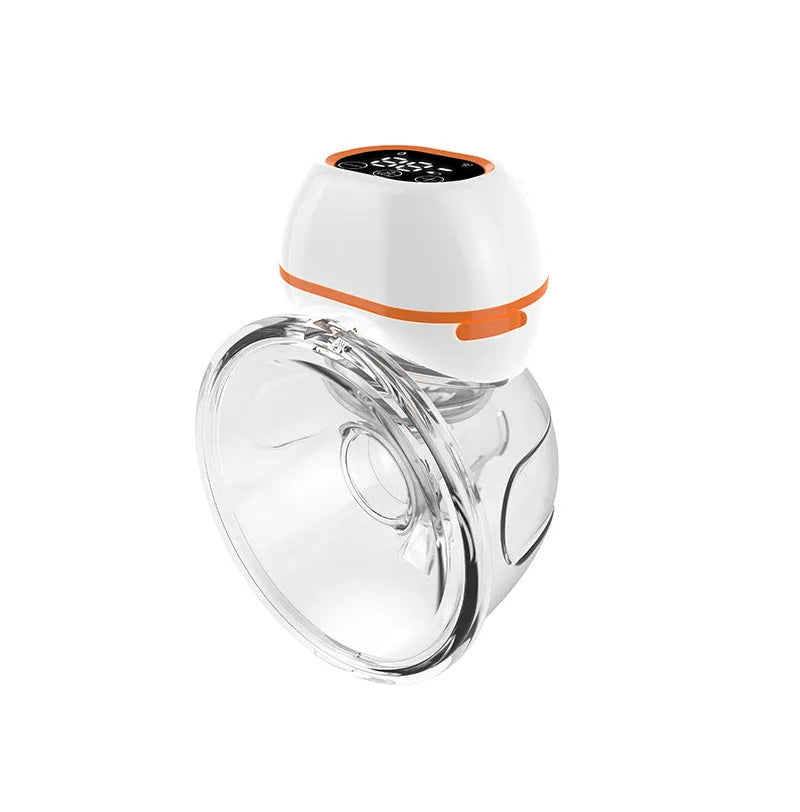 V.Coool white 180ml wearable electric breast pump made of silicone with LCD silicon horn