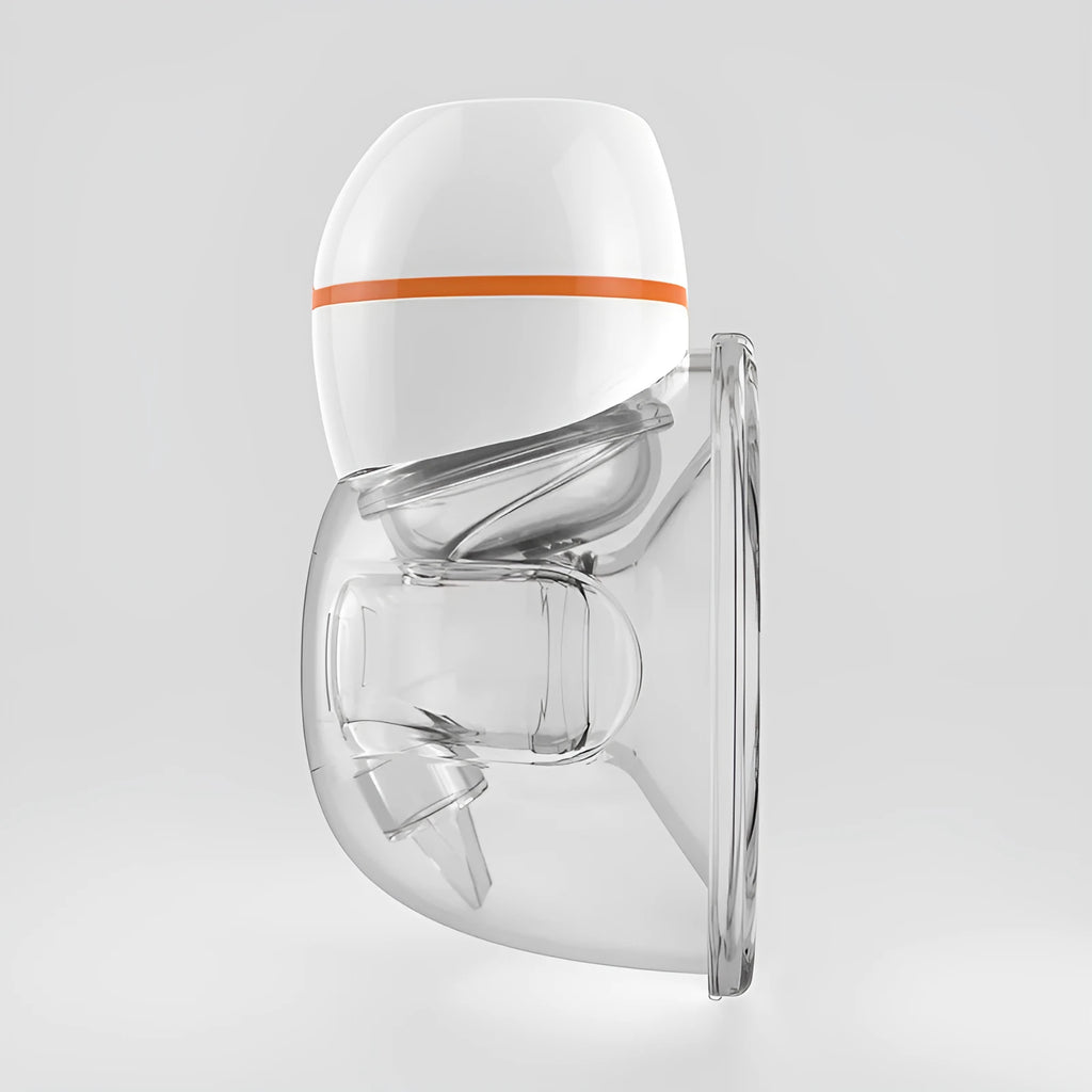 V.Coool white 180ml wearable electric breast pump made of silicone with LCD silicon horn