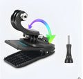 GoPro backpack mounting clip with 360-degree rotation for action cameras